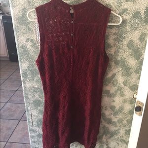 Maroon dress